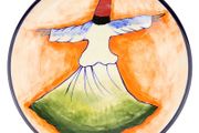 Handmade and Hand Painted Large Ceramic Plate | Warehouse Clearance | Massive Discount | Bargain prices