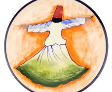 Handmade and Hand Painted Large Ceramic Plate | Warehouse Clearance | Massive Discount | Bargain prices