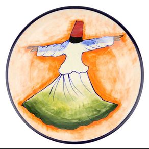 Handmade and Hand Painted Large Ceramic Plate | Warehouse Clearance | Massive Discount | Bargain prices