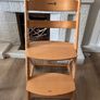 wooden high chair Image 2