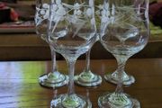 vintage wine glasses