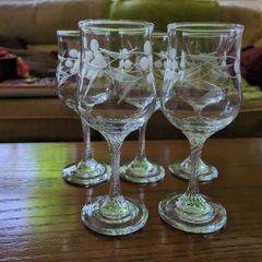 vintage wine glasses