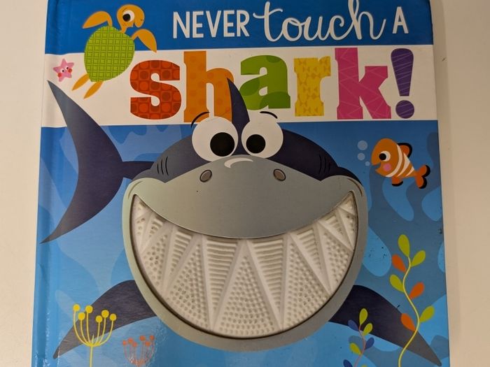 Shark touch and feel book