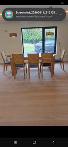 Kitchen table,chairs and bench