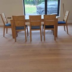 Kitchen table,chairs and bench