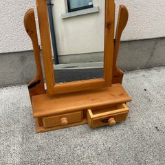 Pine Table Mirror