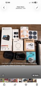 DJI Osmo Action 6 Enhanced Combo + SmallRig Cage, ND Filters & Extras - Mint