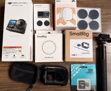 DJI Osmo Action 6 Enhanced Combo + SmallRig Cage, ND Filters & Extras - Mint