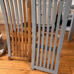 Free table and chairs, solid wood, for up cycling