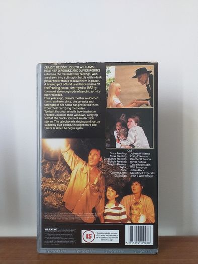 Poltergeist 2 The Other Side Horror Film VHS Pal Video Cassette Tape