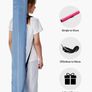 8FT Folding Balance Beam for Kids, 90.7 KG Stable Support Gymnastics Floor Beam with Non-Slip Mats, Gymnastics Training Equipment with Anti-Slip Bottom and Carrying Bag for Home Gym, Pink Image 6