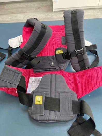 LILLEbaby Complete All Seasons 6-in-1 Baby Carrier - Charcoal/Berry