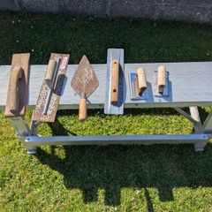 Folding Work Platform With Tools