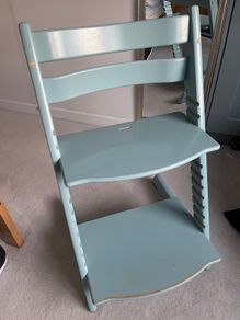 2x Stokke Tripp Trapp High Chairs (Baby Blue or White)