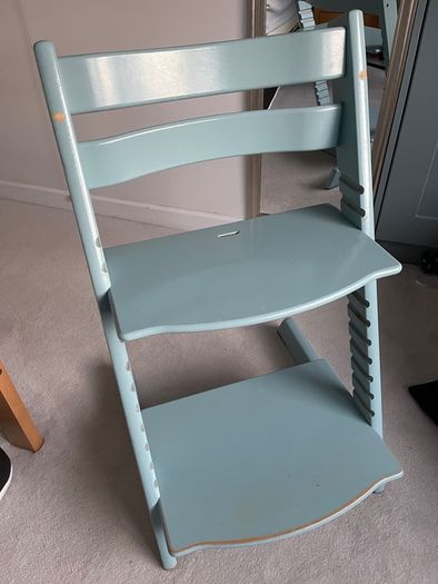 2x Stokke Tripp Trapp High Chairs (Baby Blue or White)