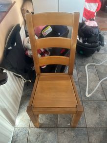 4 solid chairs