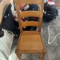 4 solid chairs