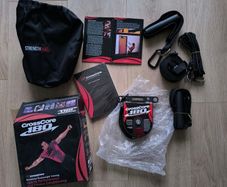 Brand New CrossCore Sling Trainer Bodyweight Fitness Resistance Straps Trainer DVD and Exercise Guide Book bodyweight training system