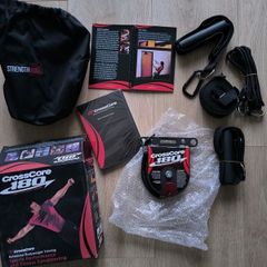 Brand New CrossCore Sling Trainer Bodyweight Fitness Resistance Straps Trainer DVD and Exercise Guide Book bodyweight training system