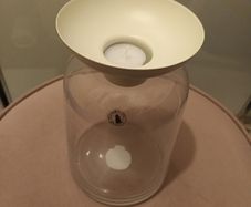 Bell jar Candle holder