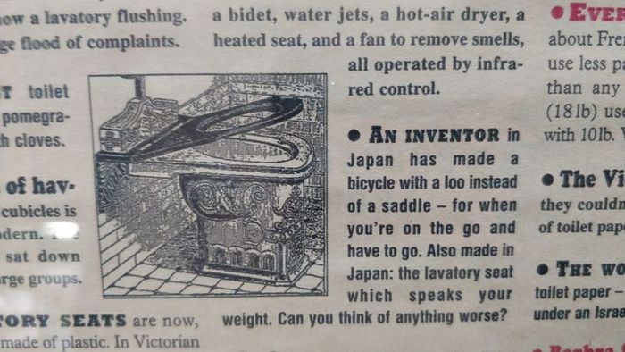 Entertaining Restroom Notice