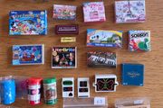 Dolls house - boardgames and boxed toys.. incl Miccro toys and mini brands