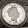 Gibraltar 2020 Silver Proof with Gold Detailing Sovereign .999 silver 24 carat Fairmined Gold in Original Holder Image 3