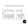 Triple bunk bed with double & single matresses Image 2