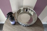 Set of x2 Stainless Steel Dog Feeder/ Drinking Bowls