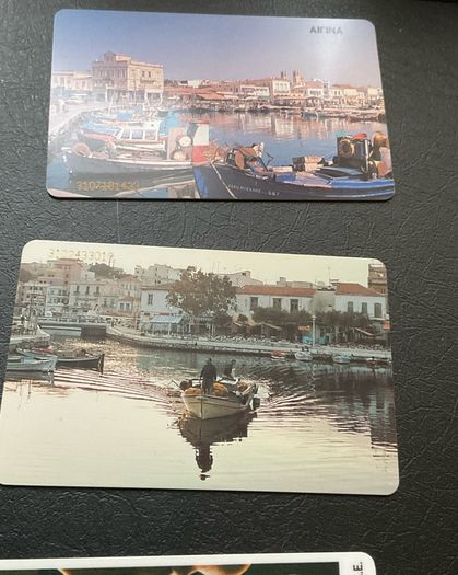 Vintage Greek OTE History phone cards 1994 1996