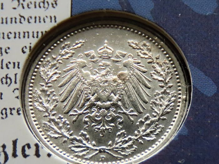 2 Silver coins in old German Empire set Kaiser Wilhelm II | original Silver Coins
