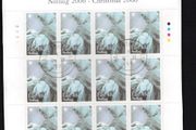 2006 Ireland Christmas Commemorative Stamp Sheetlets Plate 1A1A1A1A  Fine Used with Dublin cancel of 9th November 2006 (First day of issued) on envelope extract.