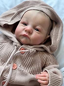 Reborn Baby Dolls Girls 45CM Realistic Newborn Babies Silicone Baby Doll That Look Real Lifelike Preemie Baby Dolls Soft Baby Toys for Girls (FREE POSTAGE)