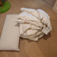 Free duvet and pillow
