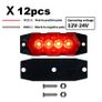 12pcs New Upgraded 12V-24V Universal LED Light Image 6