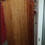 Solid wood Display Cabinet/ Book Case with double doors, shelves and storage. Image 4