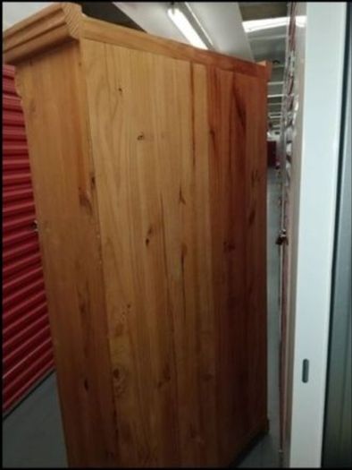 Solid wood Display Cabinet/ Book Case with double doors, shelves and storage.