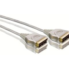 Scart to Scart Lead Gold Plated