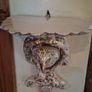 A Pair of Nineteenth Century Creamware Wall Brackets Image 4