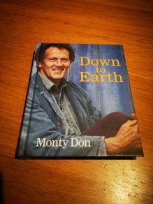 Monty Don signed hardbacks The Sensuous Garden and Down to Earth