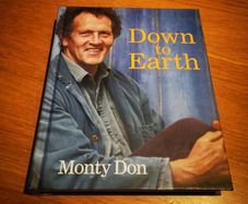 Monty Don signed hardbacks The Sensuous Garden and Down to Earth