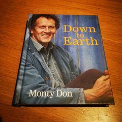 Monty Don signed hardbacks The Sensuous Garden and Down to Earth