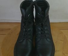 Esmara Black Combat Boots Side Zip Chunky Sole Size UK 6.5 EUR 40