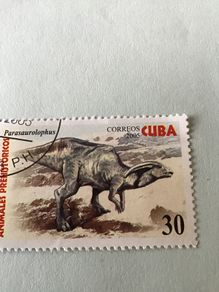 Cuba stamp - Dinosaur