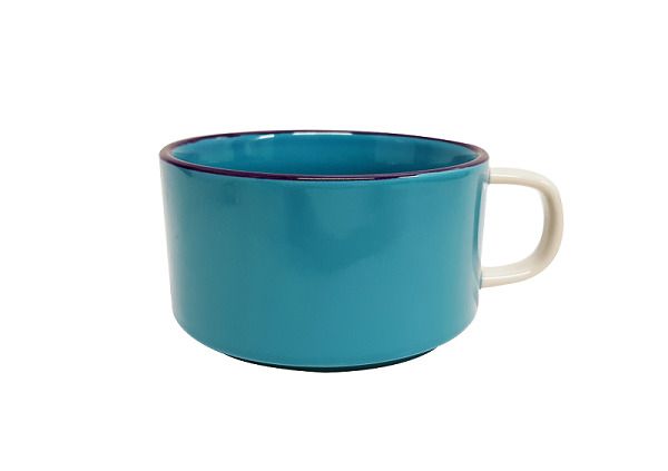 Retro Blue Soup Mug Stonamel 360ml