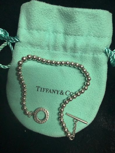 Original Tiffany & Co. Toggle Bead Bracelet in Sterling Silver, 4 mm