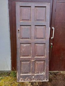 Hardwood front door
