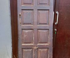Hardwood front door