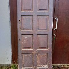 Hardwood front door