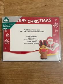 set of 8 Photo Frame Christmas Cards